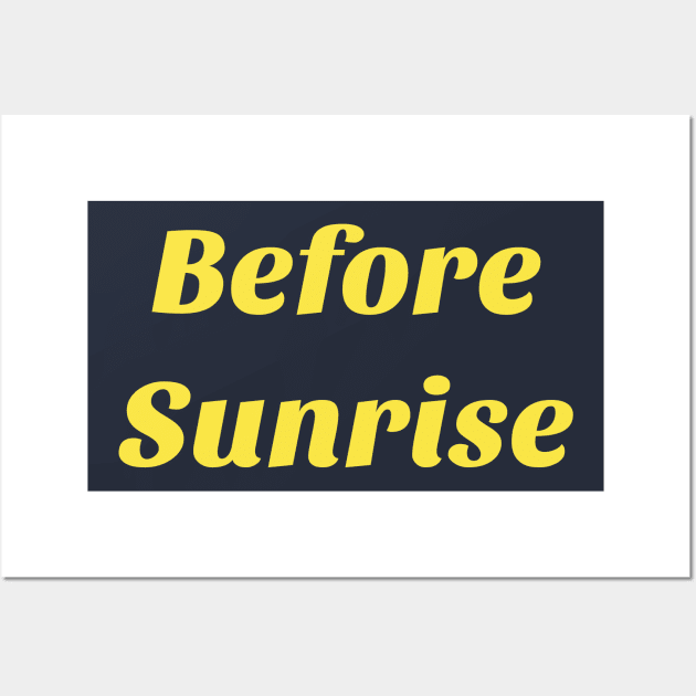 Before Sunrise Shirt Wall Art by KURA SHOP